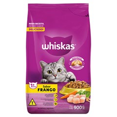 RACAO WHISKAS DRY AD FRANGO 900G