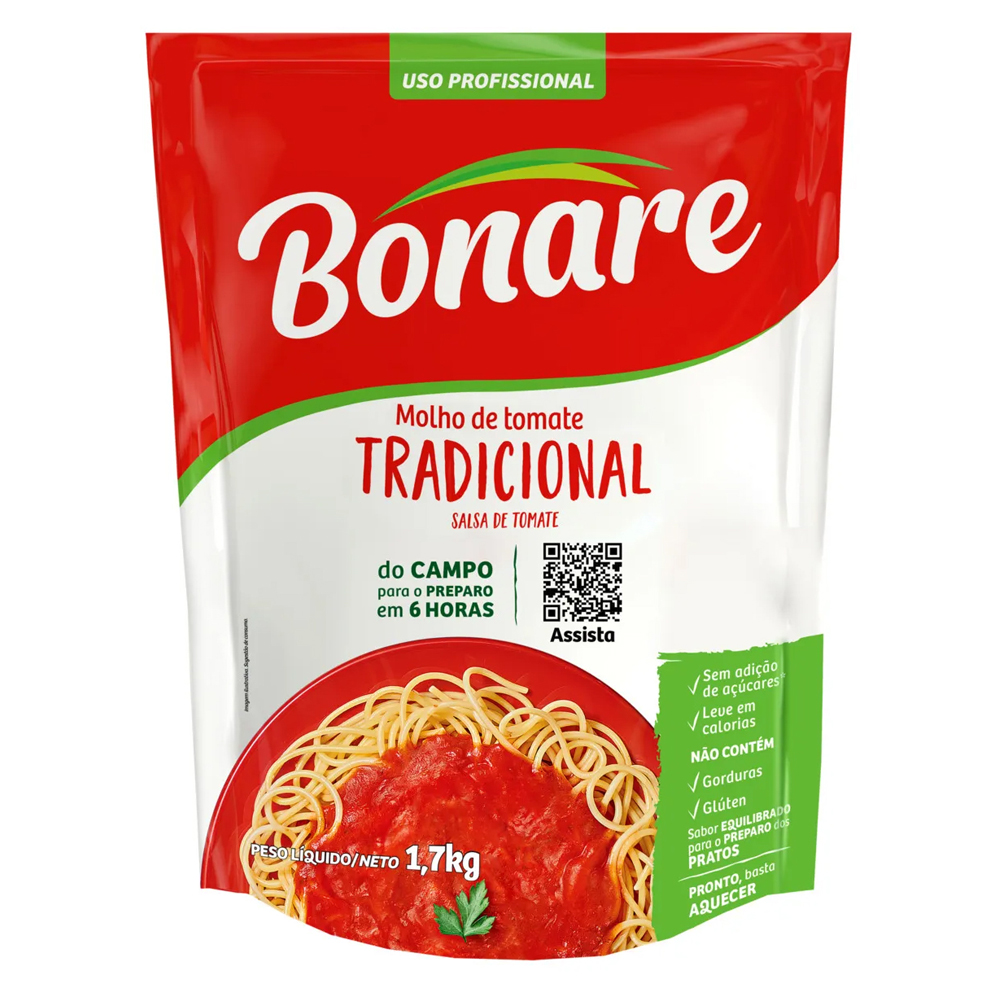 MOLHO TOM BONARE SACHE 1,7KG TRAD