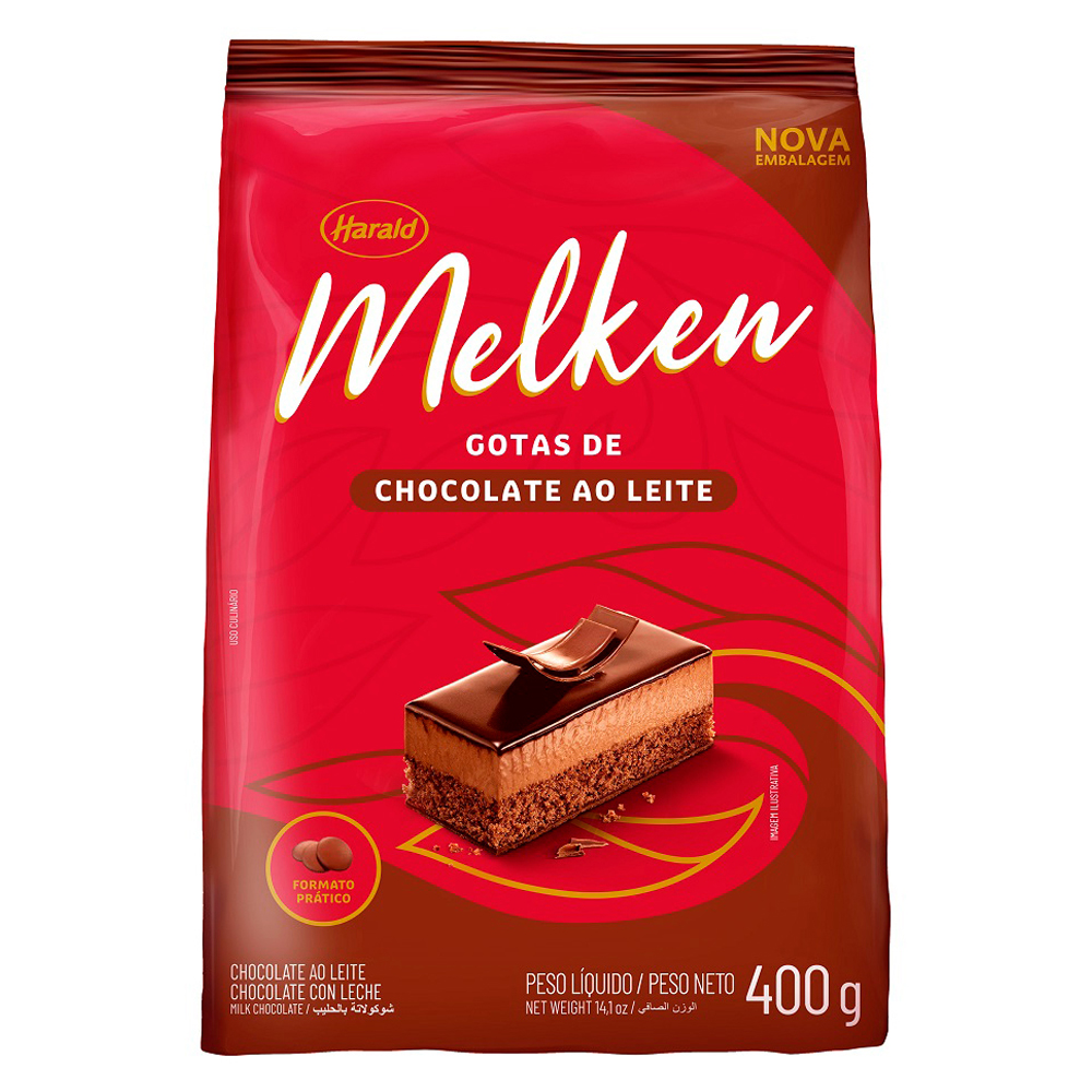 CHOC GTS AO LEITE MELKEN 400G
