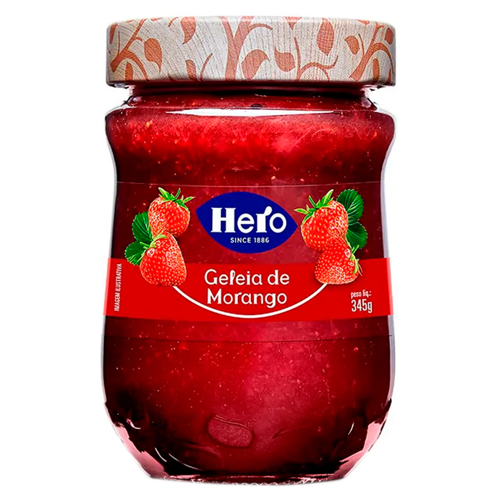 GELEIA HERO CLAS FRUTAS VERMELHAS 345G