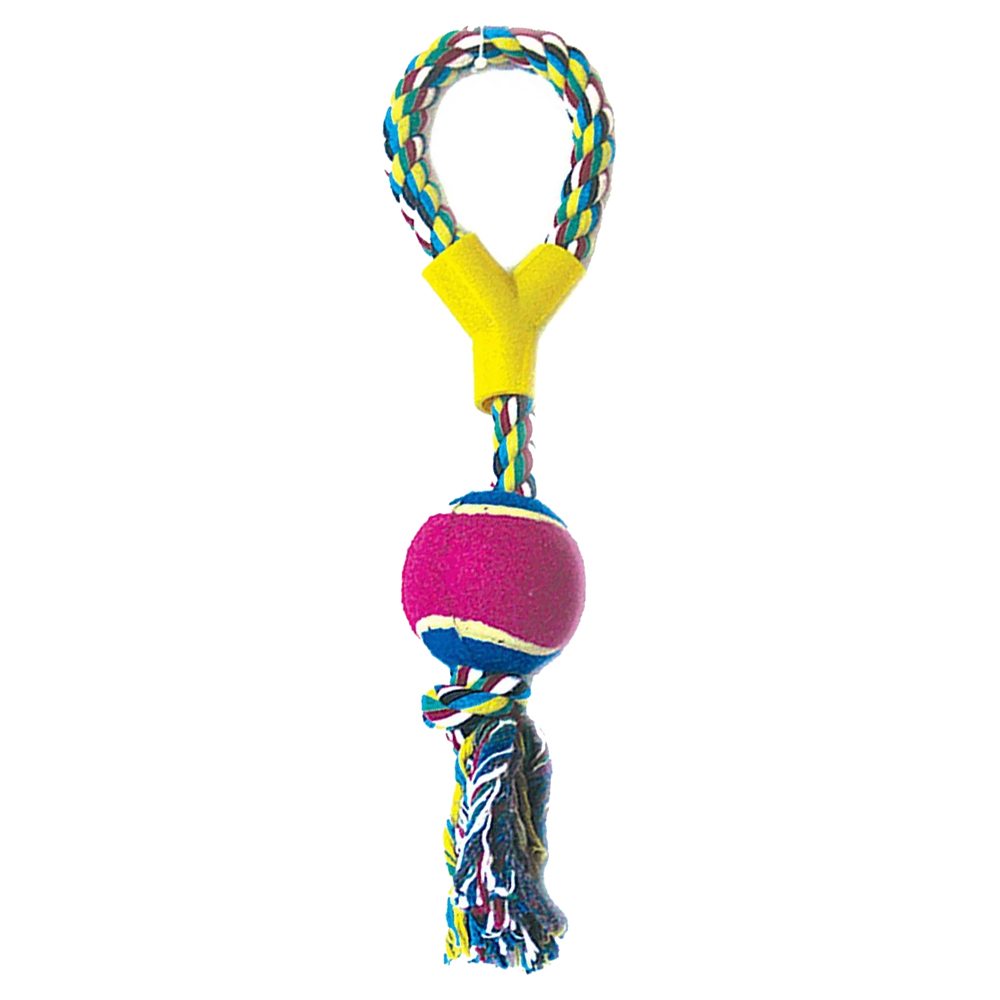 BRINQ CORDA COM BOLA TENIS PETKIDS
