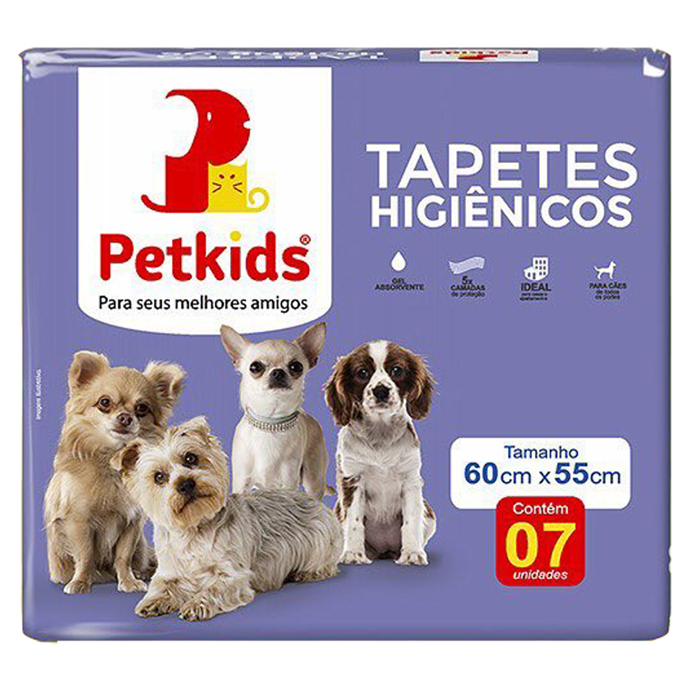 TAPETE HIG 60CMX55CM PETKIDS 7UN