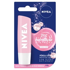 PROTETOR LABIAL NIVEA 4,8G PEROLA SHINE