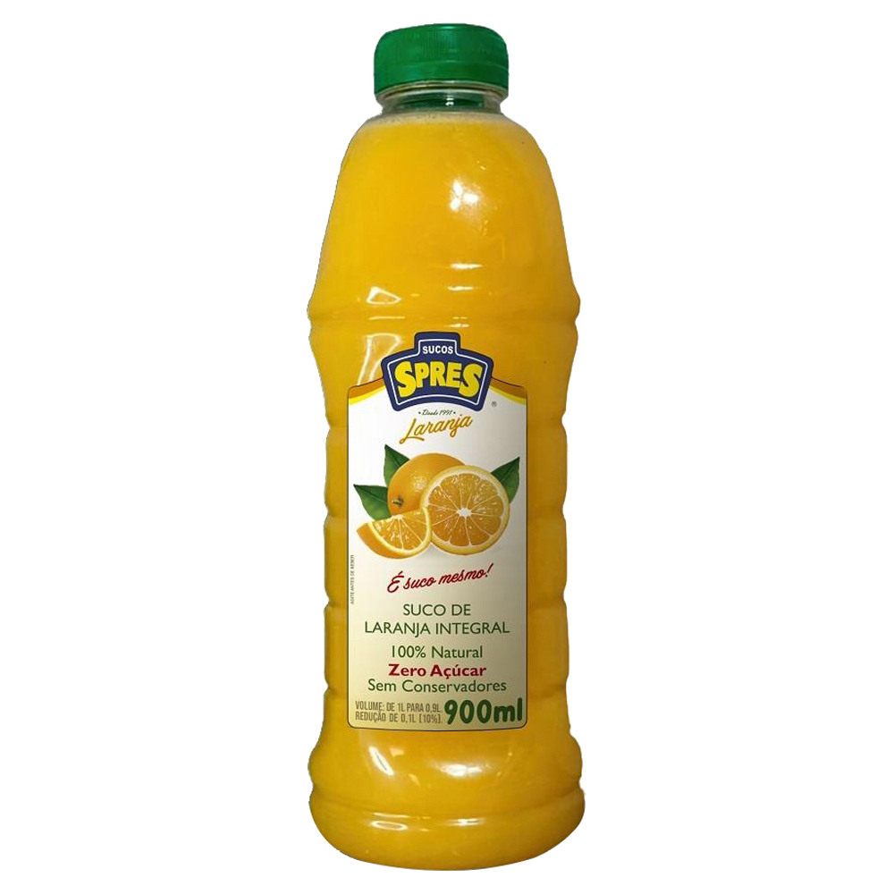 SUCO INTEGRAL LARANJA SPRES GARRAFA 900ML