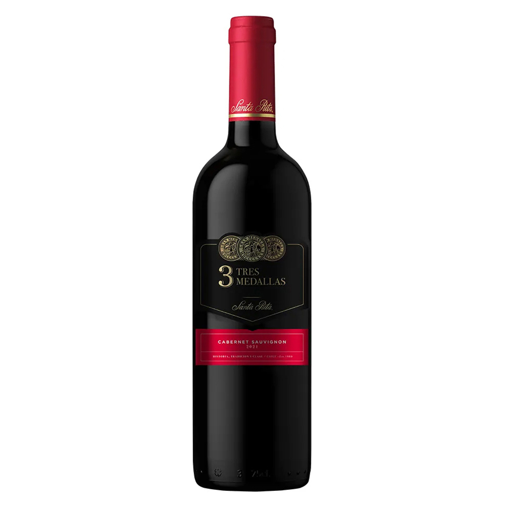 VIN CHIL TRES MEDALLAS CAB SAUV 750ML