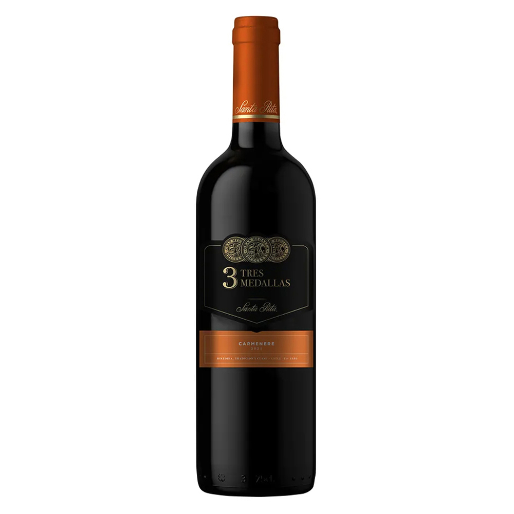 VIN CHIL TRES MEDALLAS CARMENERE 750ML