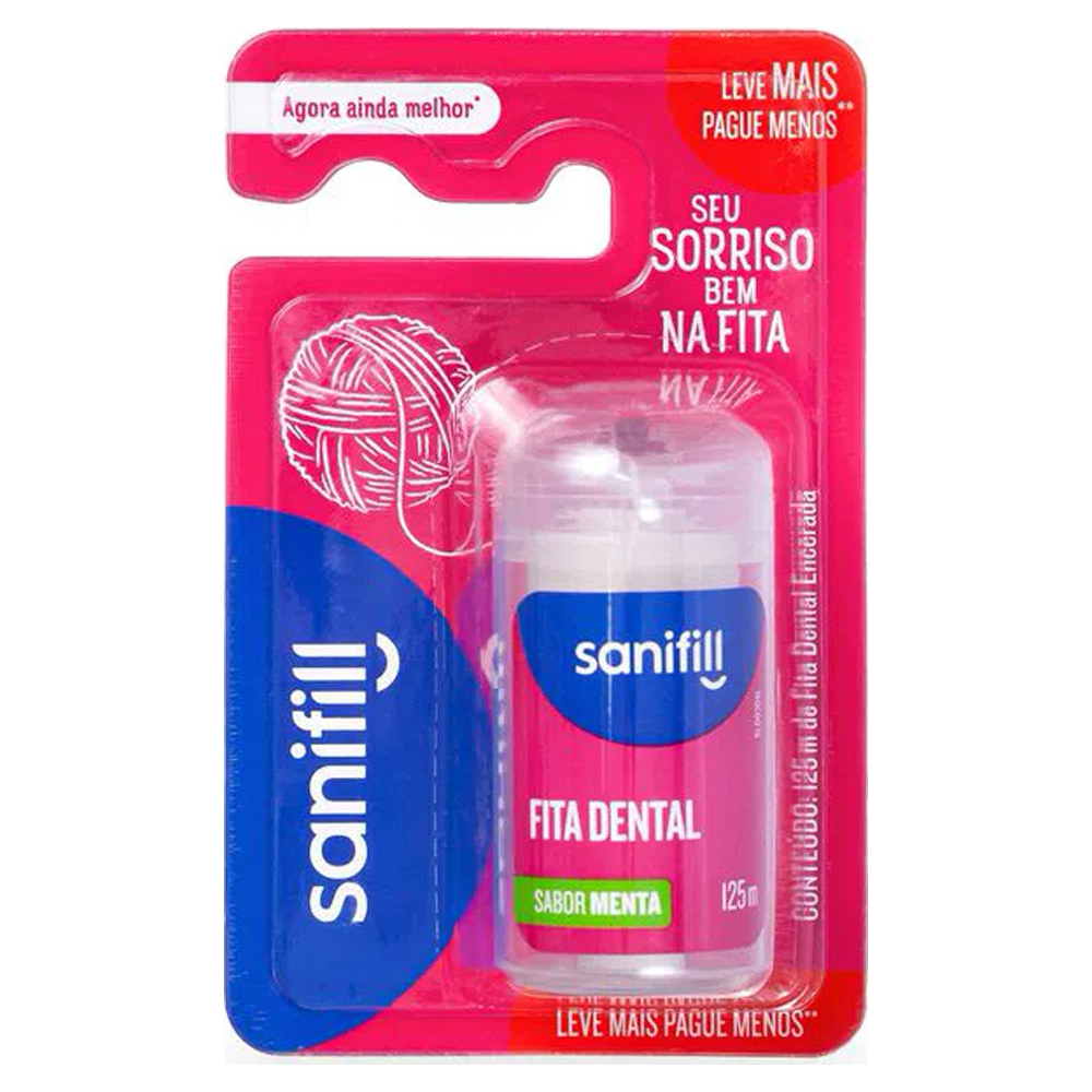 FITA DENTAL SANIFILL 125MT MENTA LV+PG -