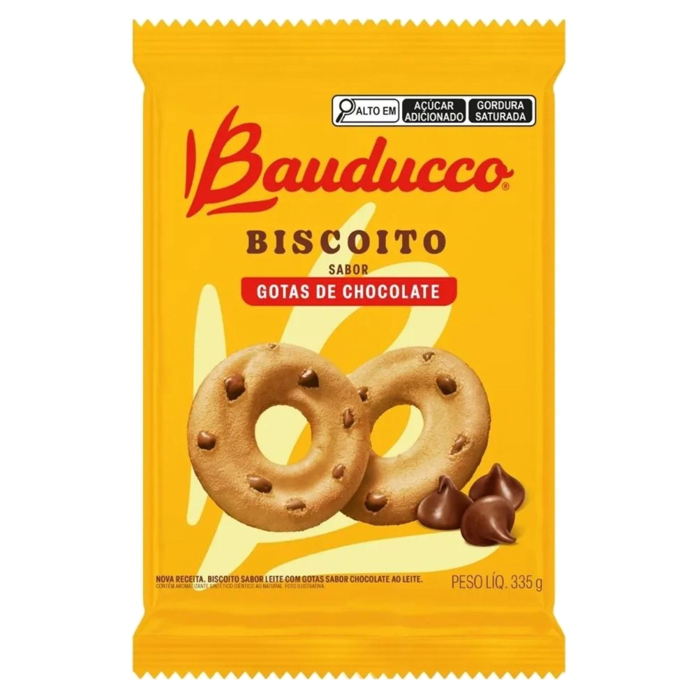 BISC BAUDUCCO 335G LEITE G CHOC