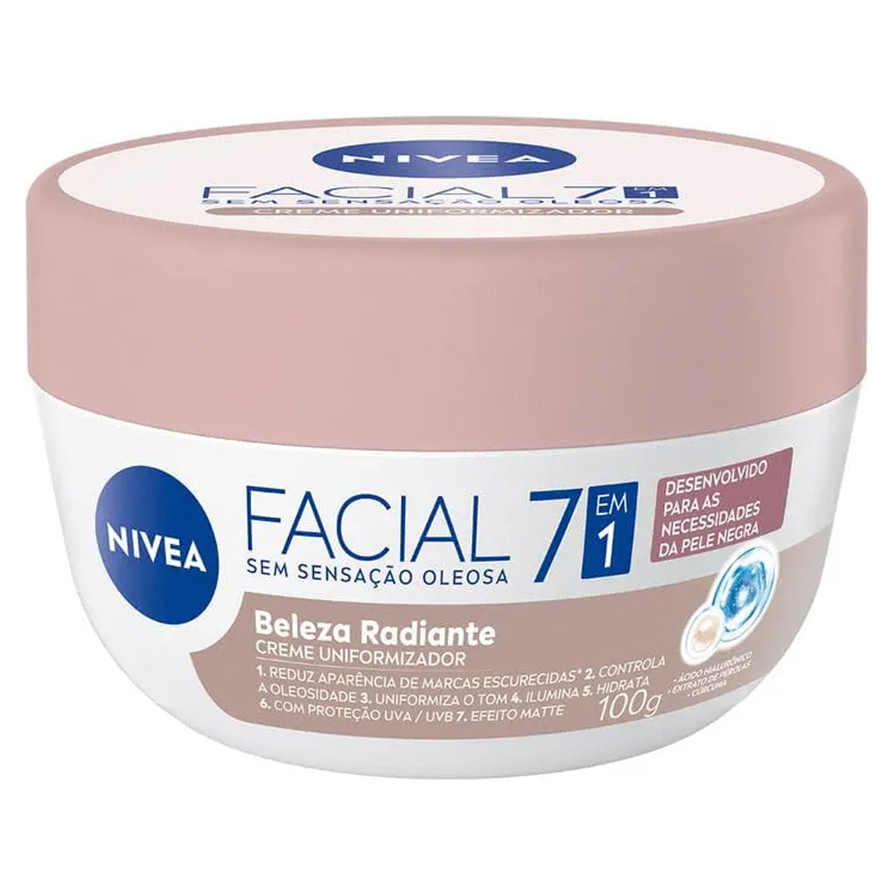 CR HIDR NIVEA FACIAL PELE NEGRA 100GR