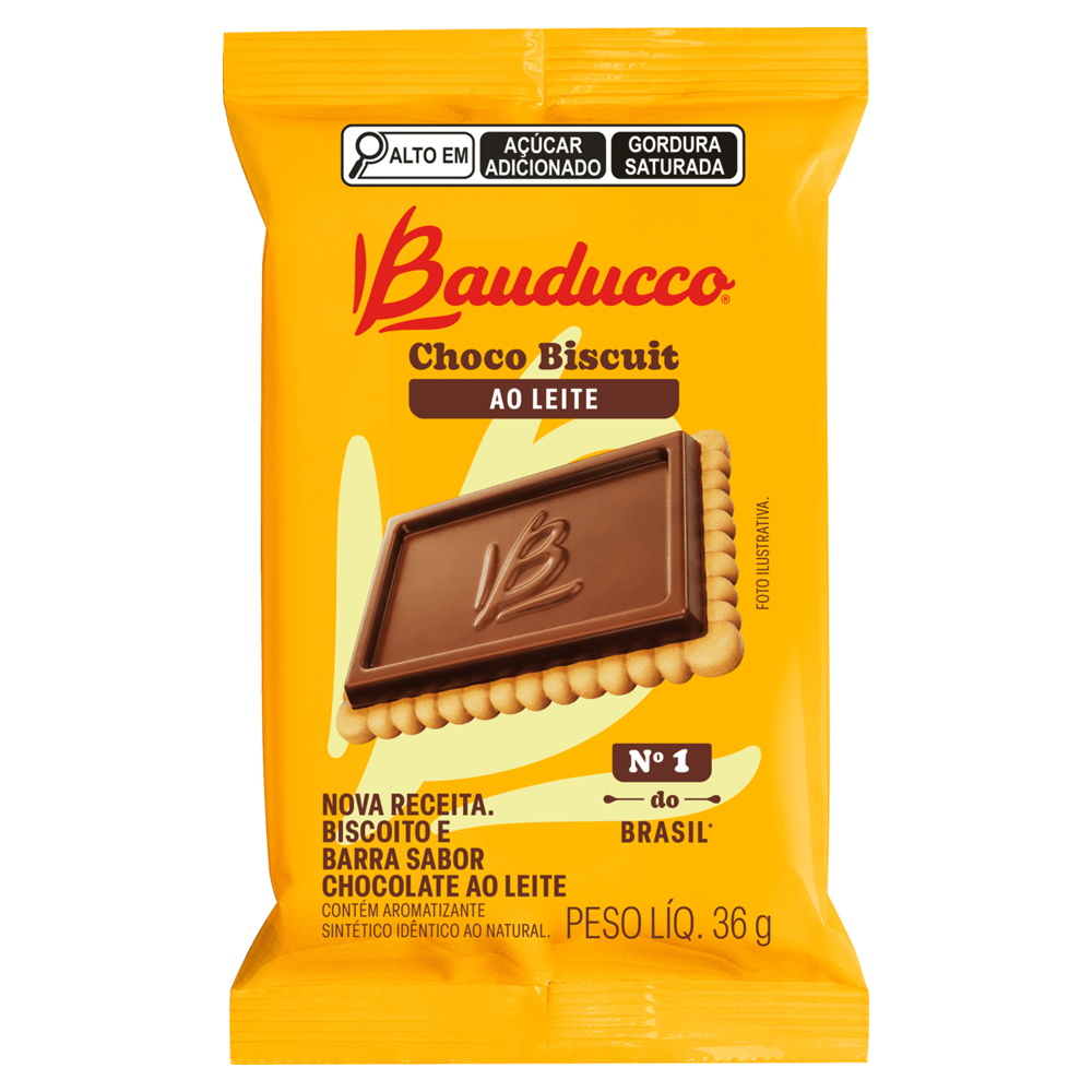 BISC BAUD CHOCO BISCUIT 36G AO LEITE