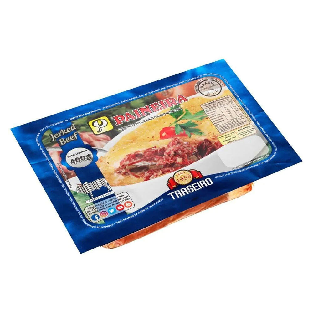 JERKED BEEF PAINEIRA 400G TRASEIRO BOV