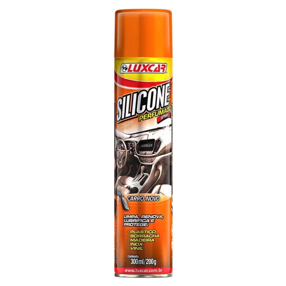SILICONE PREF LUXCAR 300ML CARRO NOVO SP