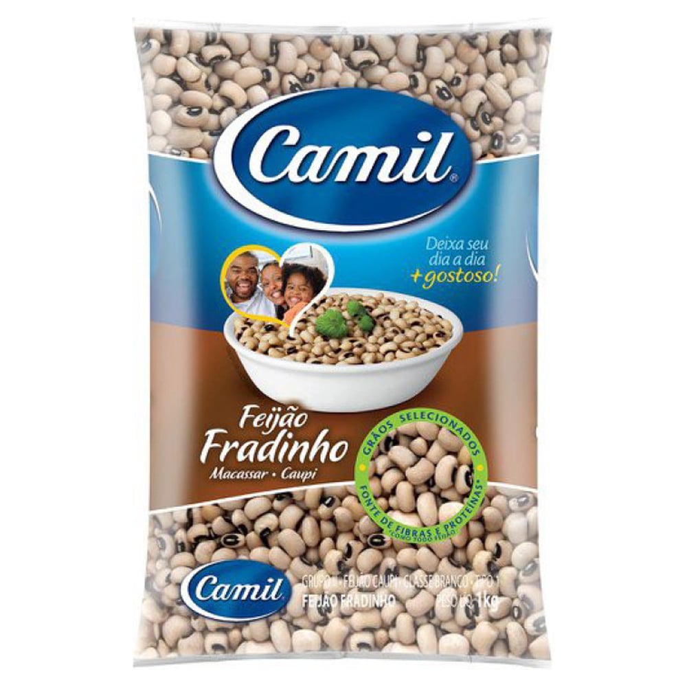 FEIJÃO FRADINHO TIPO 1 CAMIL PACOTE 1KG