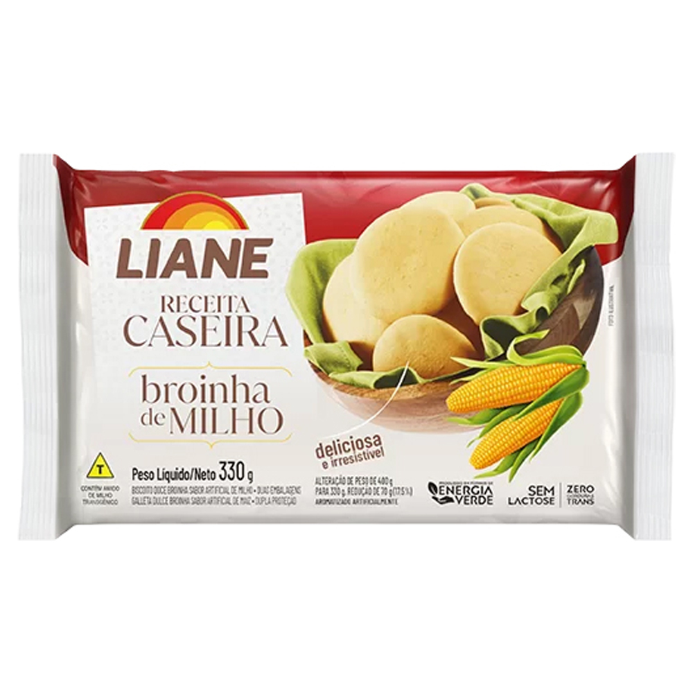 BISC LIANE 330G BROINHA MILHO