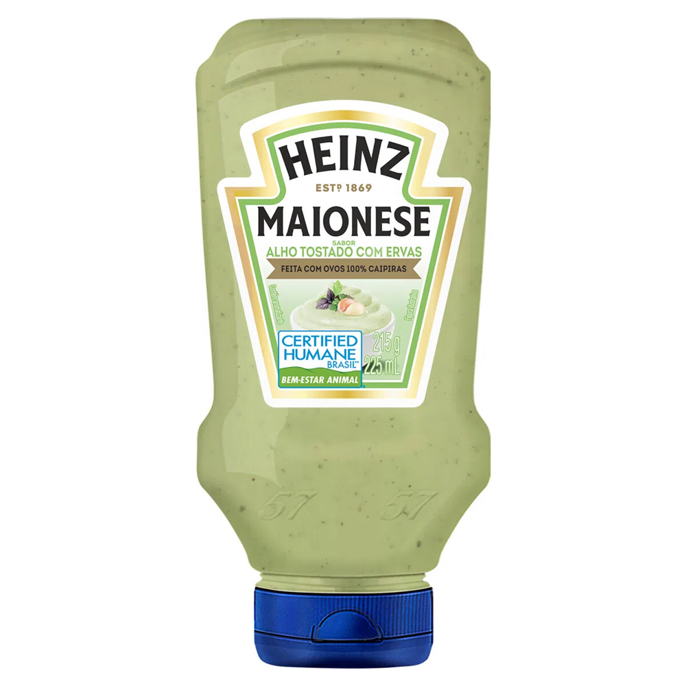 MAIONESE HEINZ PET ALHO E ERVAS 215G