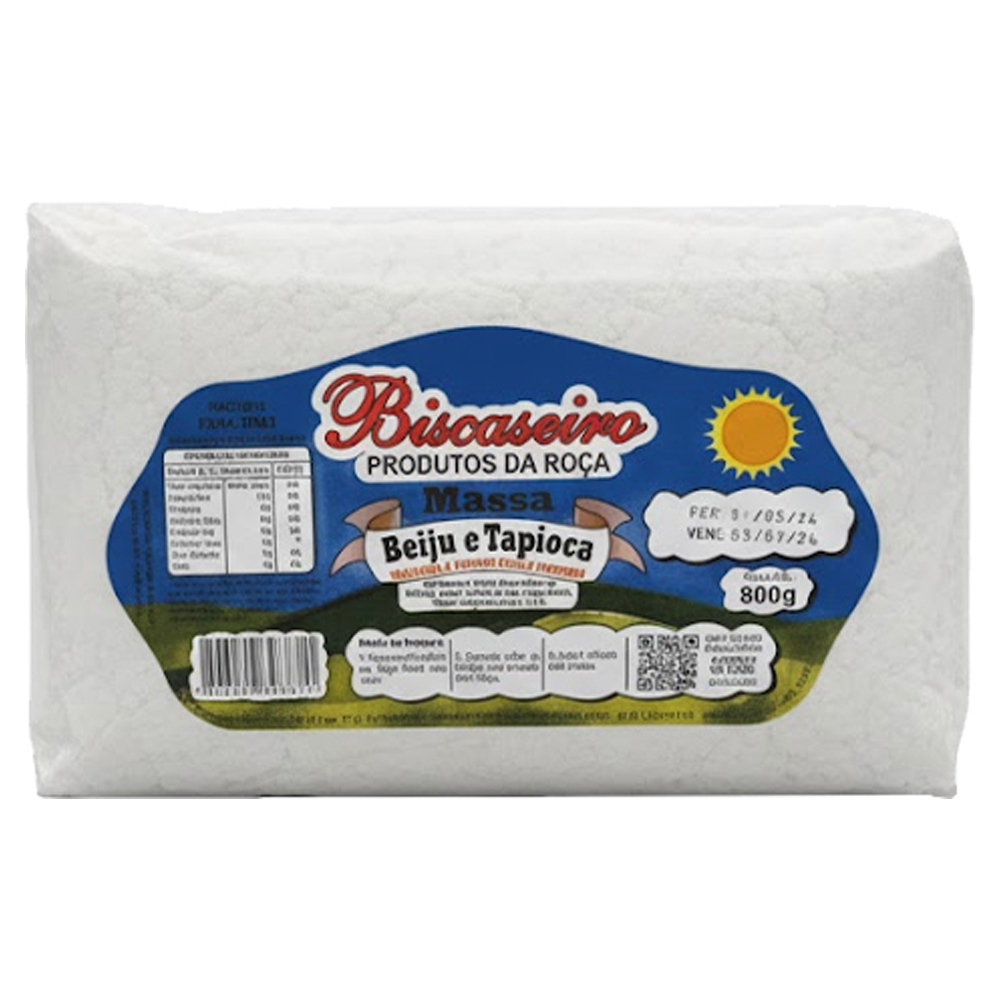 MASSA DE TAPIOCA BISCASEIRO 800G