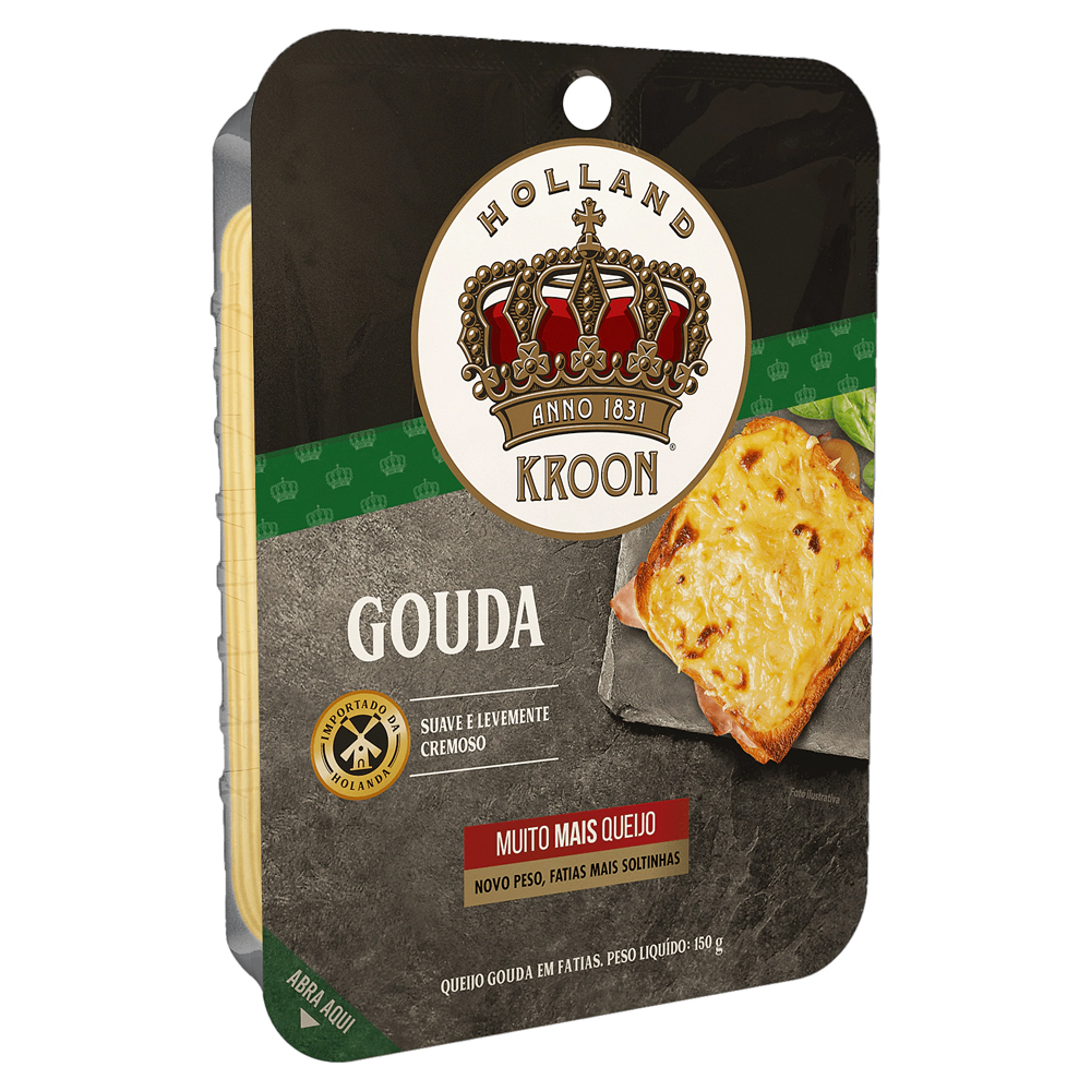 QUEIJO HOL KROON FRAC GOUDA 150GR