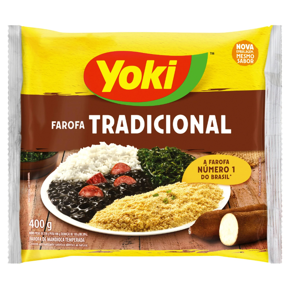 FAROFA YOKI 400G MANDIOCA TRADICIONAL