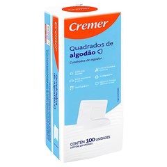 ALGODAO QUADRADO CREMER 100UN 