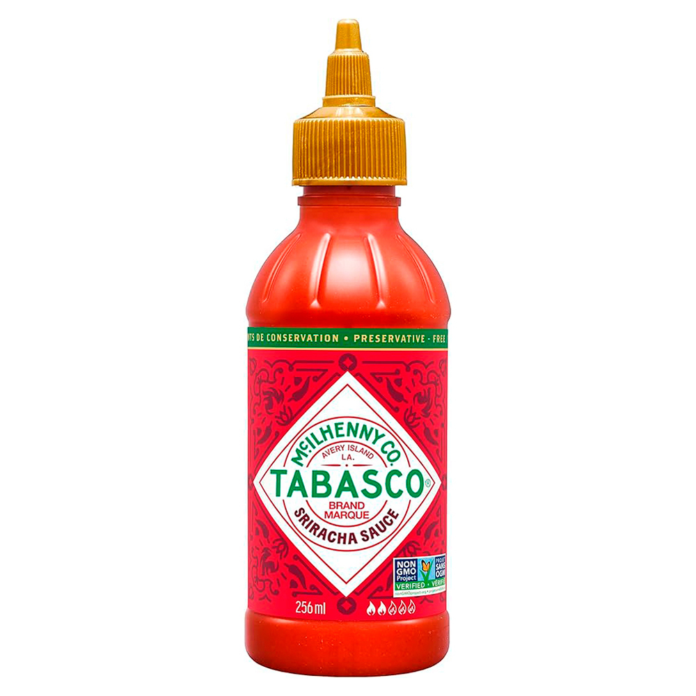 MOLHO DE PIMENTA SRIRACHA TABASCO SQUEEZE 256ML