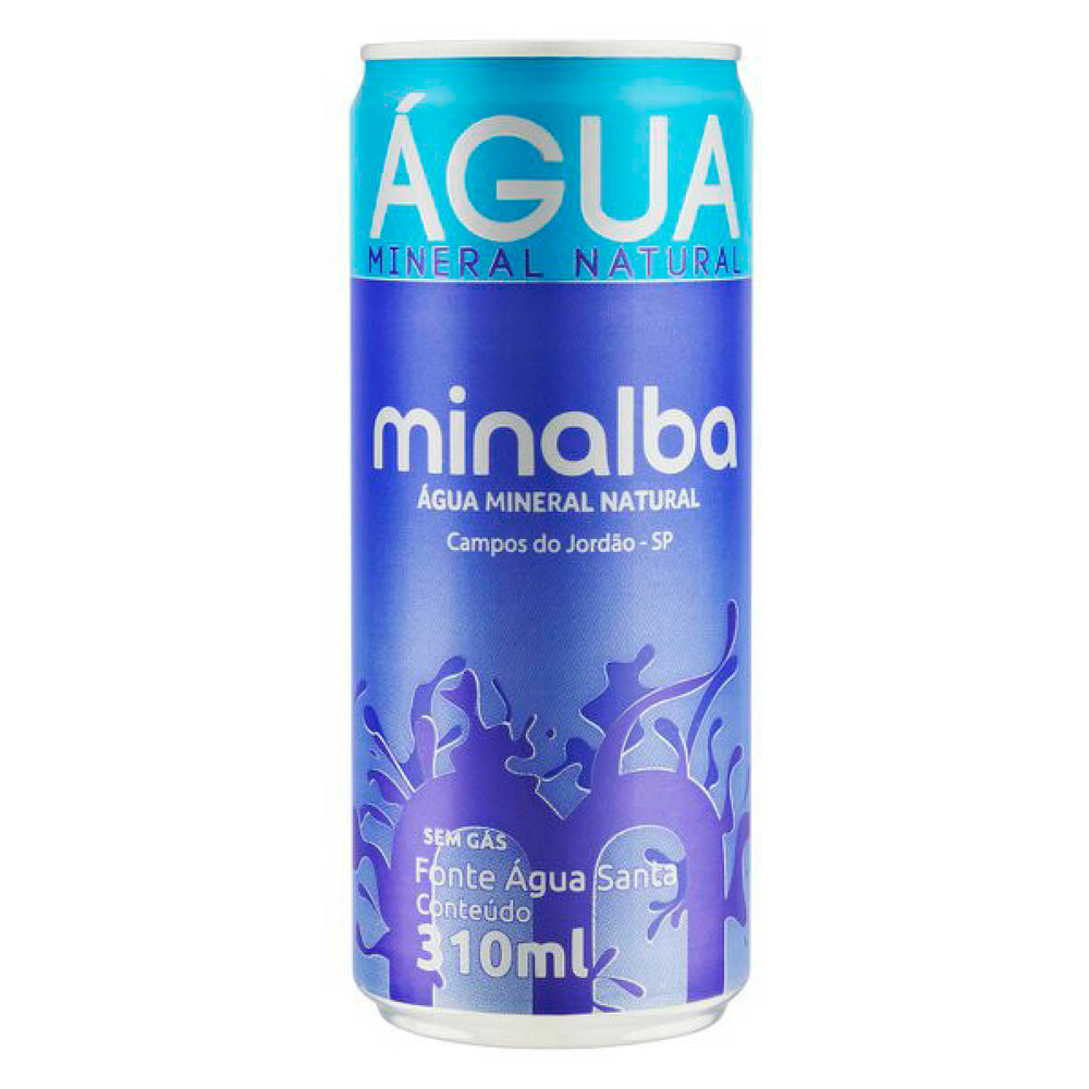 AGUA MINERAL MINALBA 310ML S/GAS LT