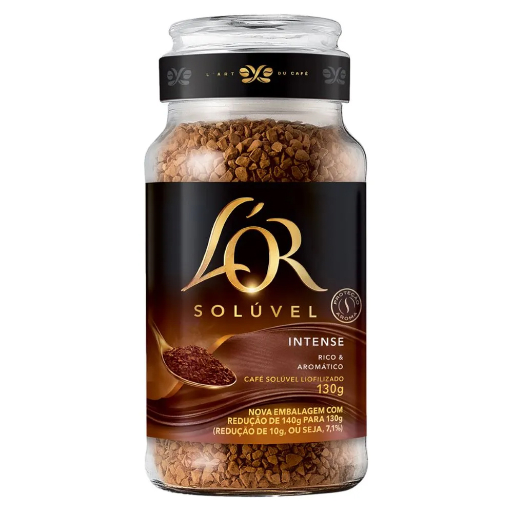 CAFÉ SOLÚVEL LOR INTENSE VIDRO 130G
