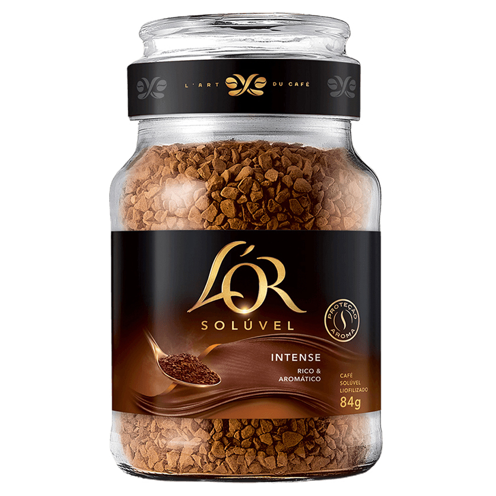 CAFÉ SOLÚVEL LIOFILIZADO INTENSE LOR VIDRO 84G