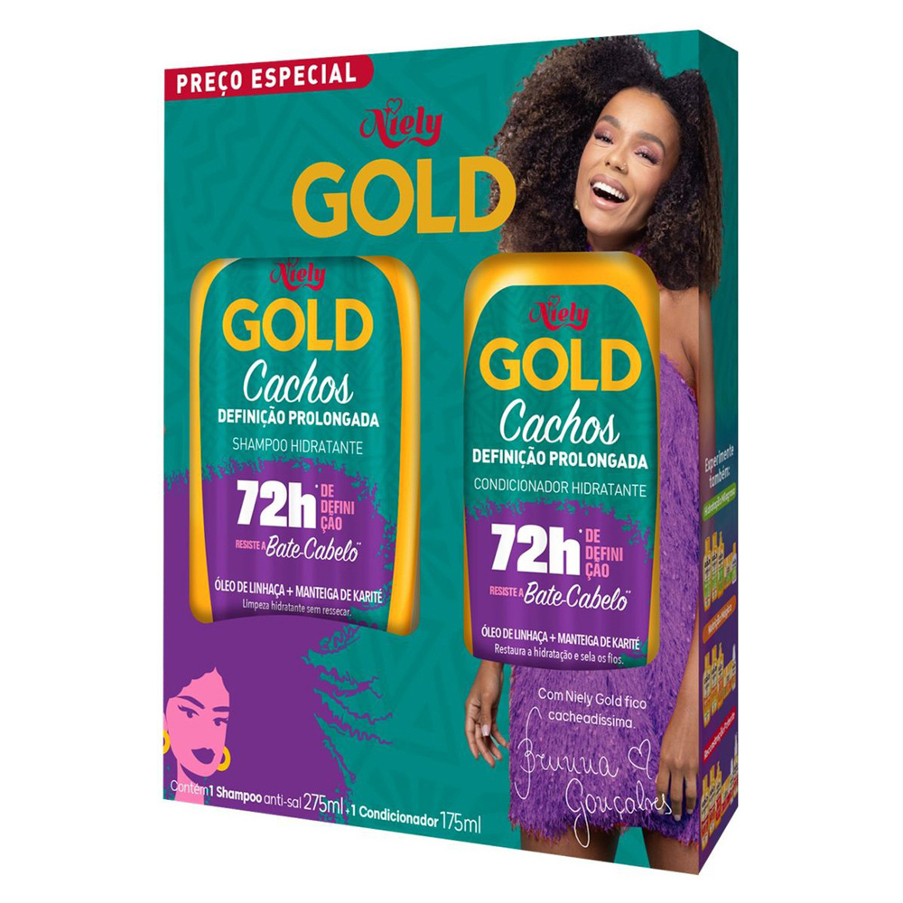 SH 275ML+COND175ML NIELY GOLD CACHOS DEF