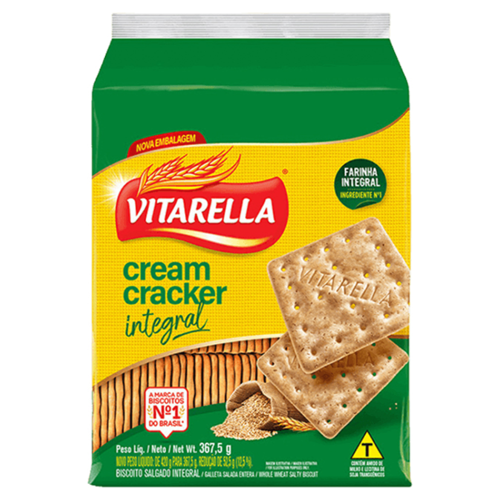BISC VITARELLA 367,5G CREAM CRACKER INT