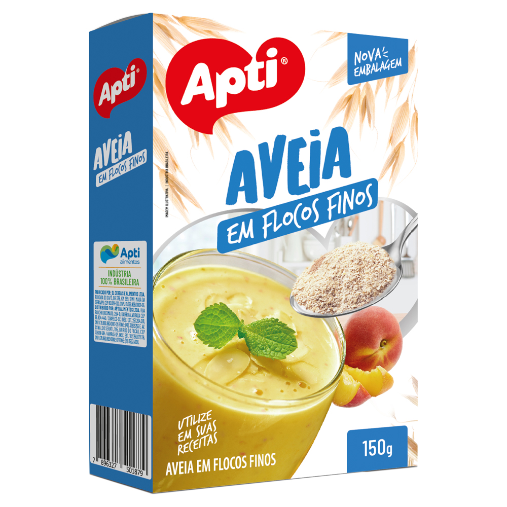 AVEIA EM FLOCOS FINOS APTI 150G