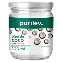 OLEO DE COCO S/SABOR PURILEV 200ML
