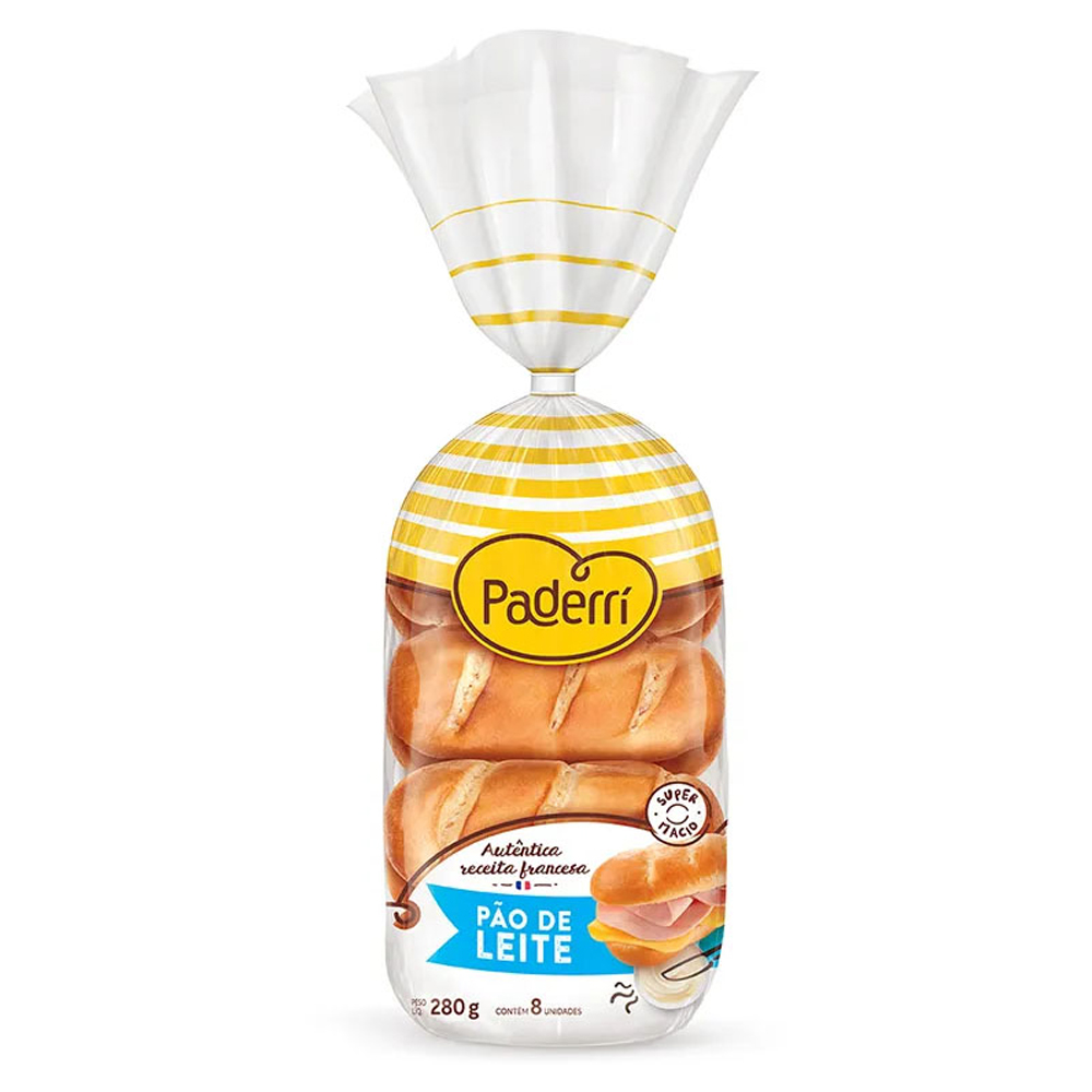PAO DE LEITE PADERRI 280G