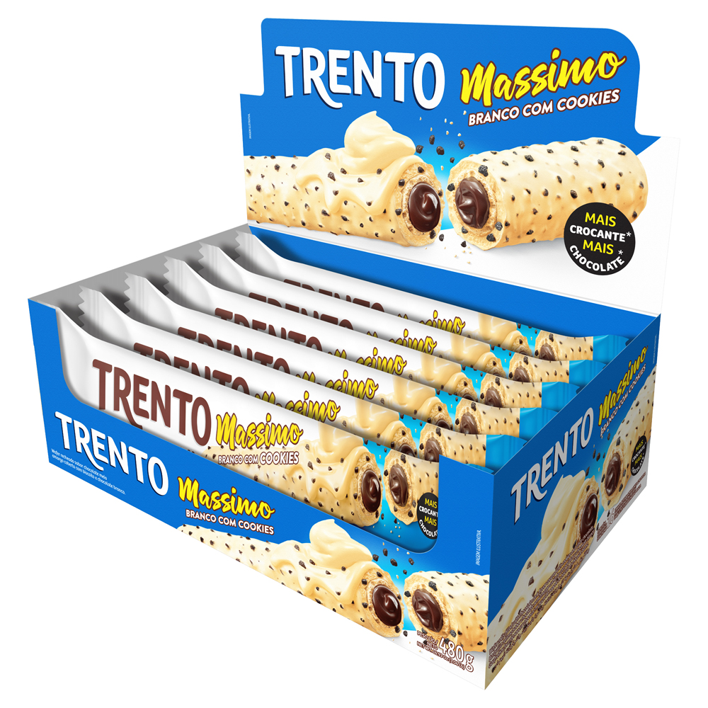 CHOC TRENTO 15X25G WAFER MASSIMO COOKIES