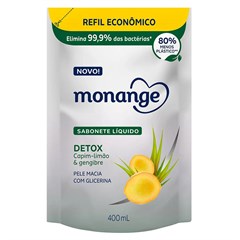 SABONETE LIQ MONANGE REFIL 400ML DETOX