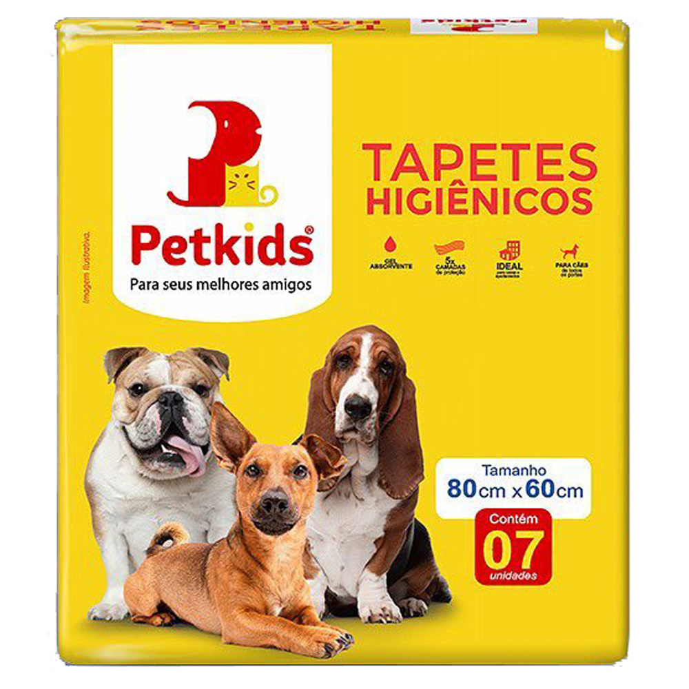 TAPETE HIG 80CMX60CM PETKIDS 7UN