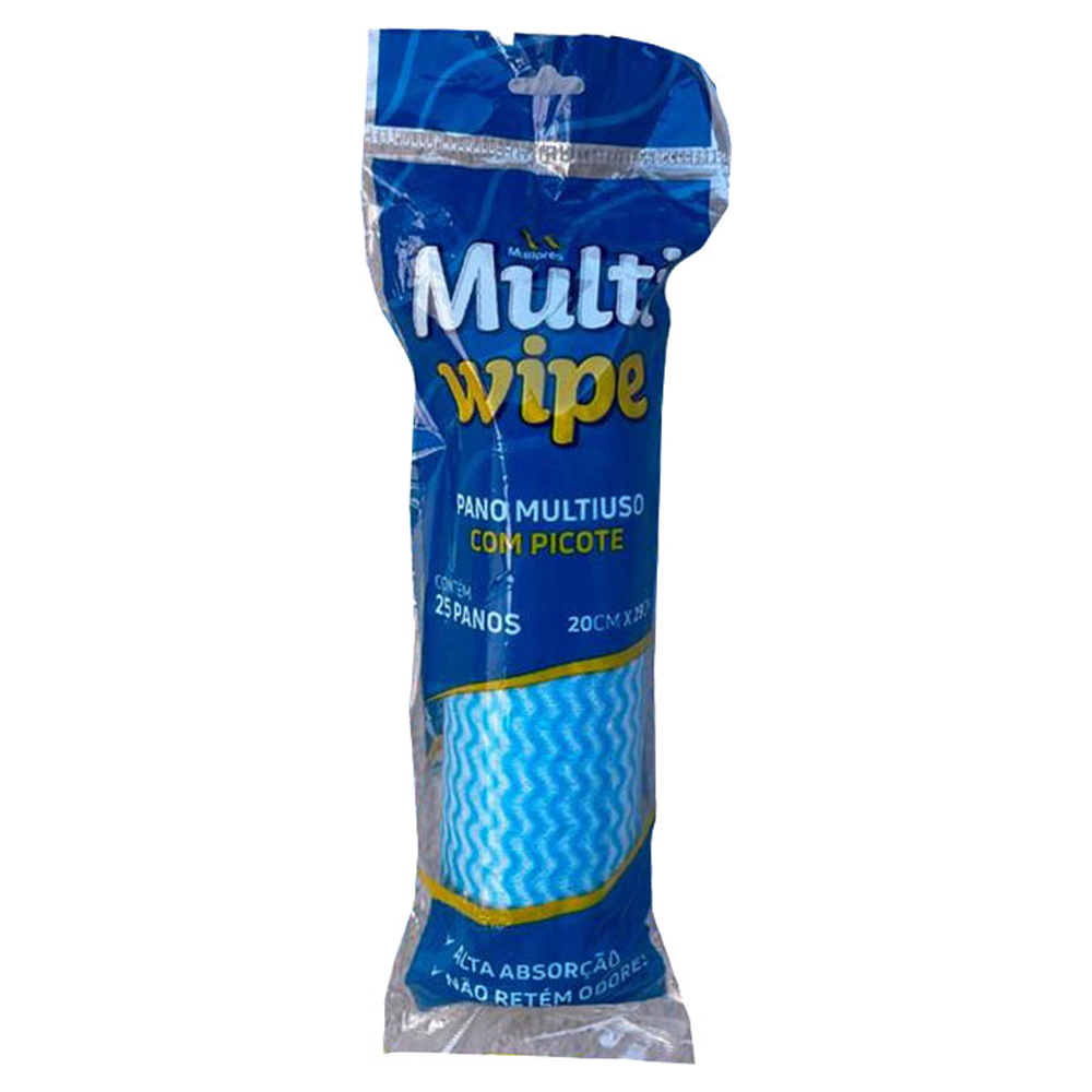 PANO MULT MULTIWIP ROLO 25UN AZUL 20X29C