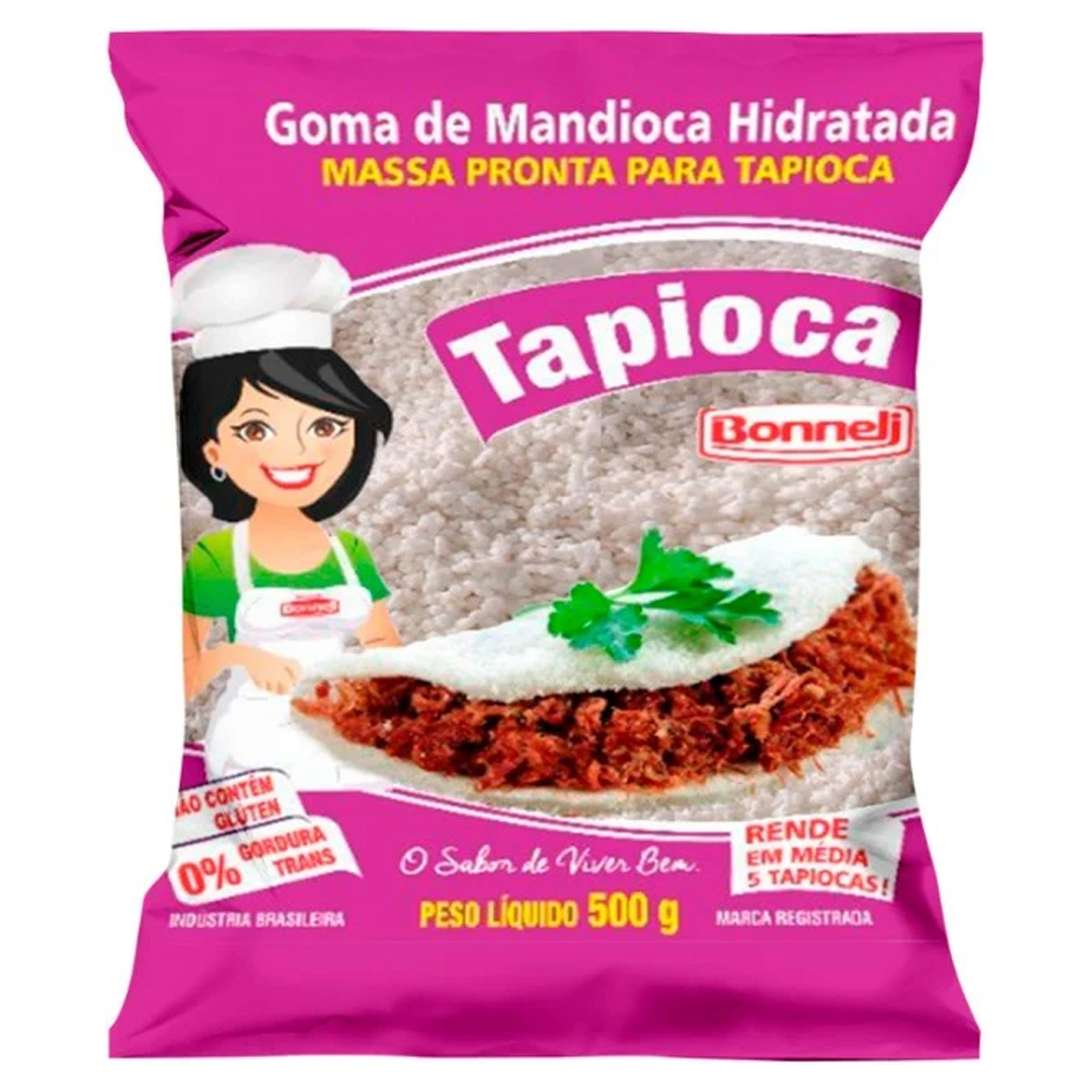 MASSA TAPIOCA BONNELI 500G PRONTA