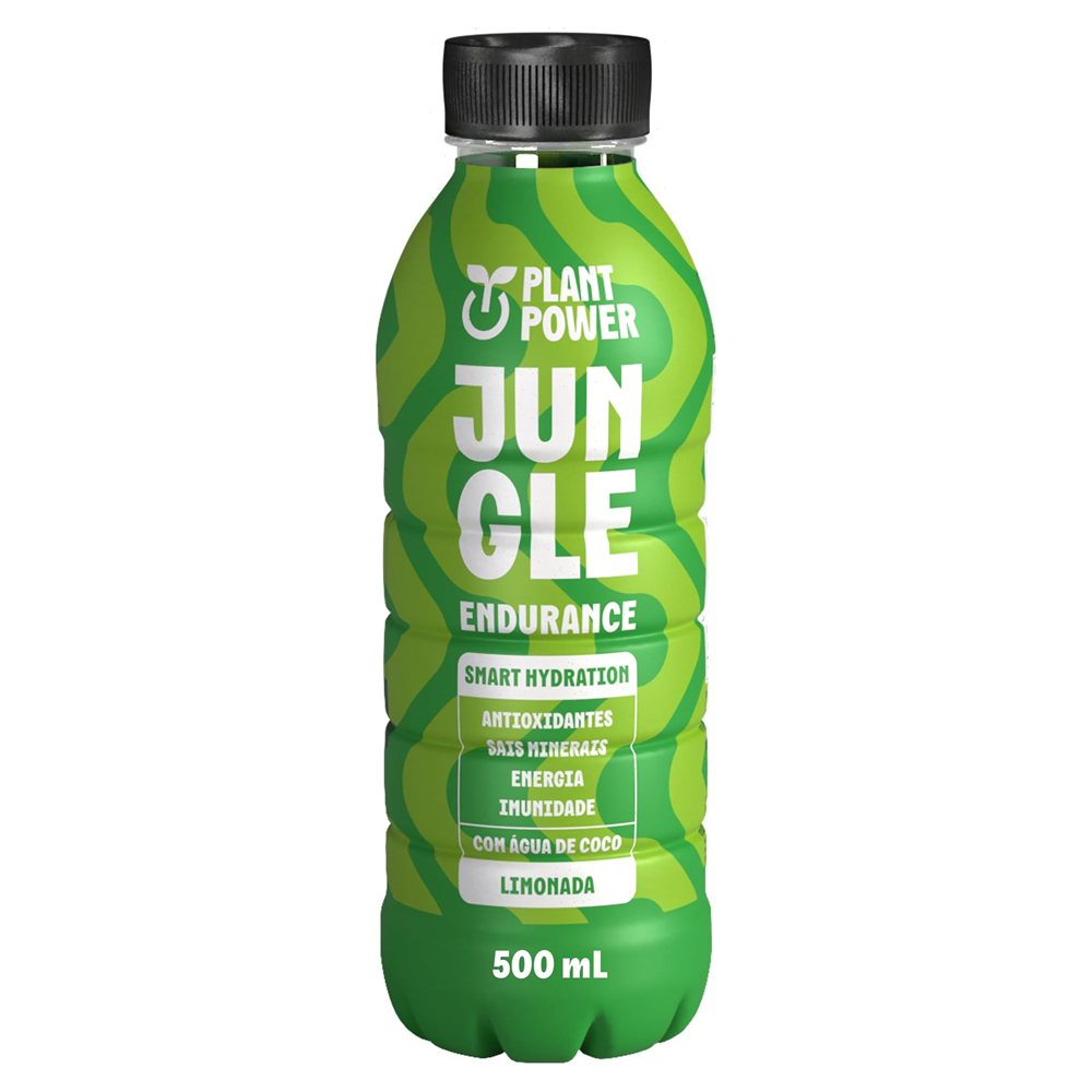 ISOTÔNICO ORGÂNICO LIMONADA PLANT POWER JUNGLE ENDURANCE FRASCO 500ML