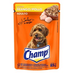 RACAO CHAMP SACHE ADULTO SABOR FRANG 85G