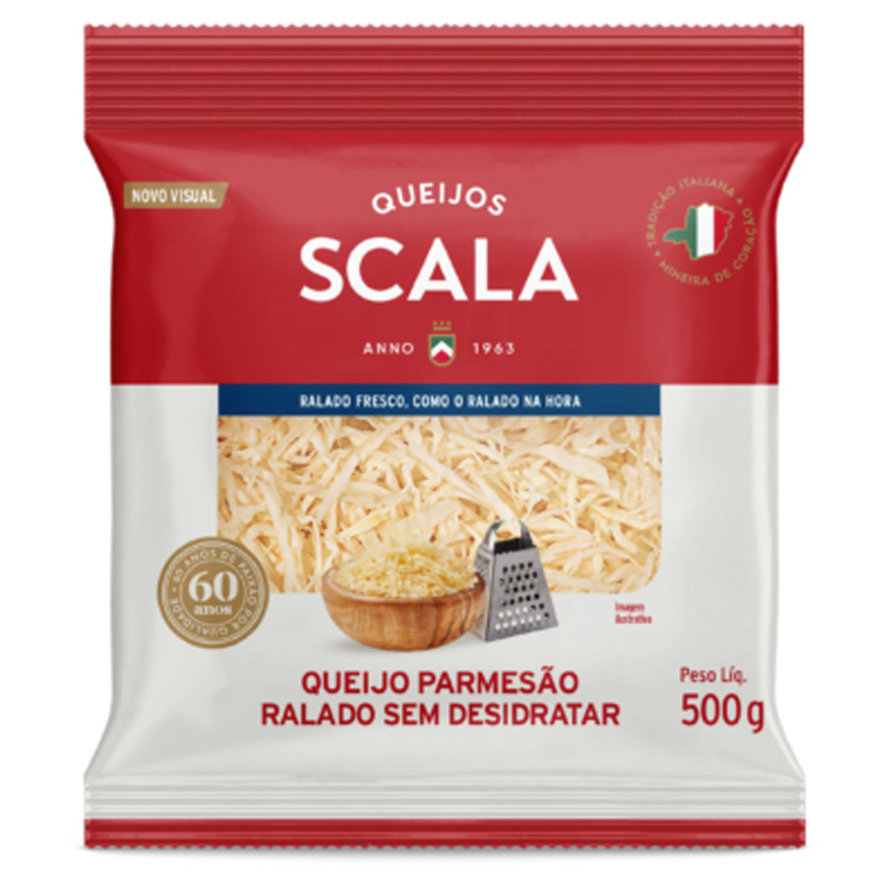 QUEIJO PARMESAO RALADO SCALA 500G