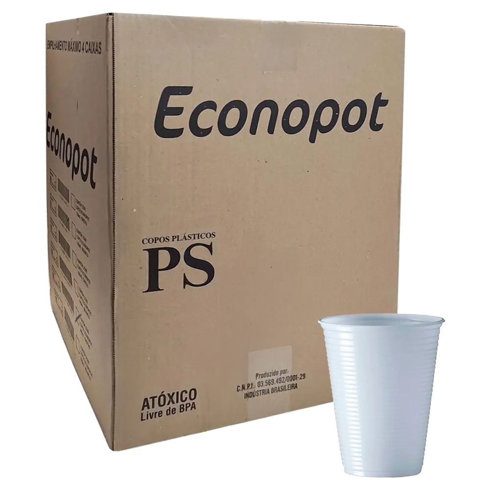 COPO DESCART ECONOPOT 300MLX100UN