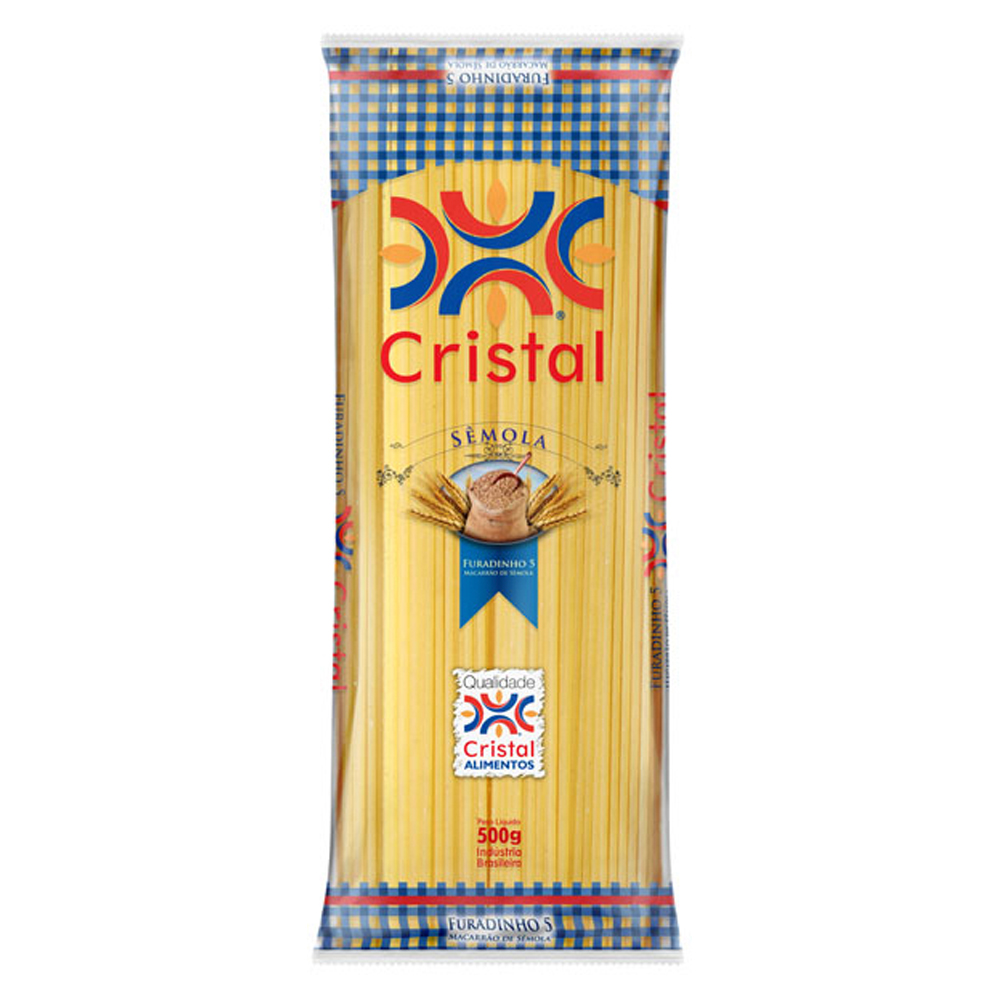 MAC CRISTAL SEMOLA 500G FURADINHO