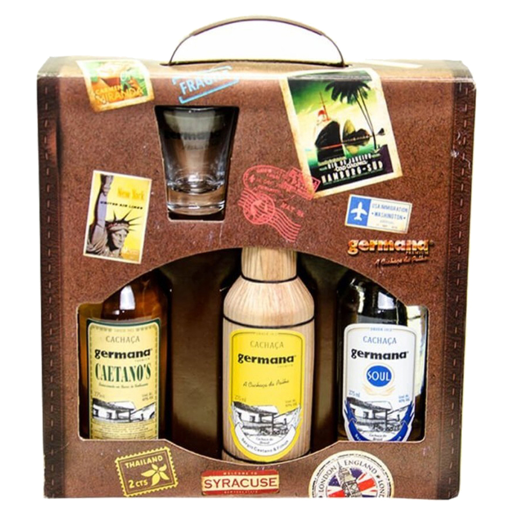 KIT CACHACA GERMANA VINTAGE 275ML