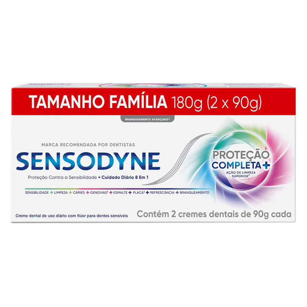 CR DENT SENSODYNE 2X90G PROTEC COMPLETA+