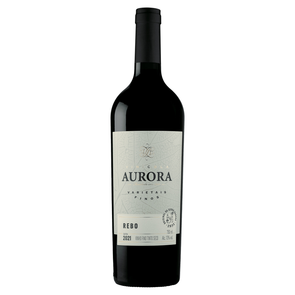 VINHO AURORA VARIETAL REBO SECO 750ML