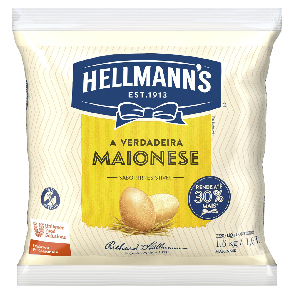 MAIONESE HELLMANNS BAG 1,6KG