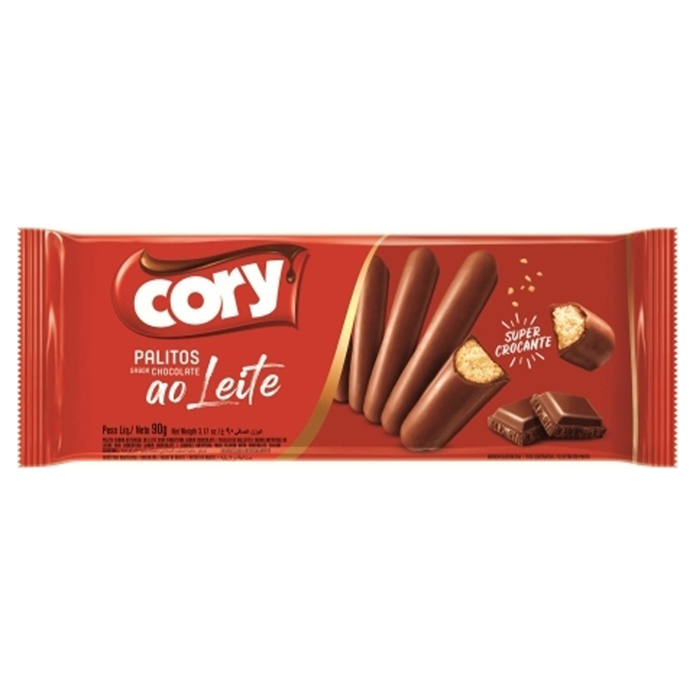 BISC CORY PALITO 68G CHOCOLATE AO LEITE