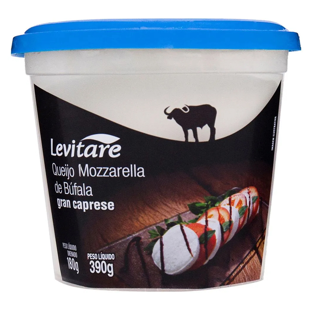 QUEIJO MUSS BUF GR CAPRESE LEVITARE 180G