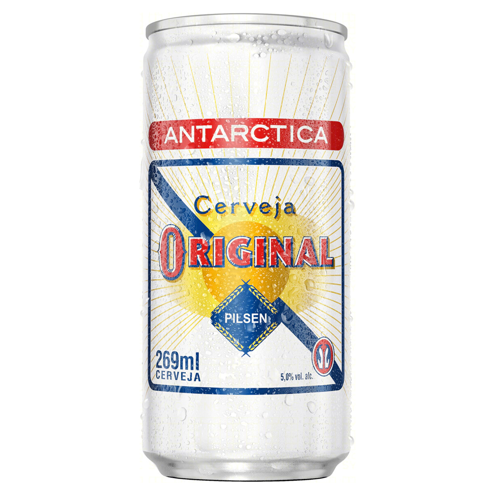 CERVEJA ANTARCTICA ORIGINAL LATA 269ML