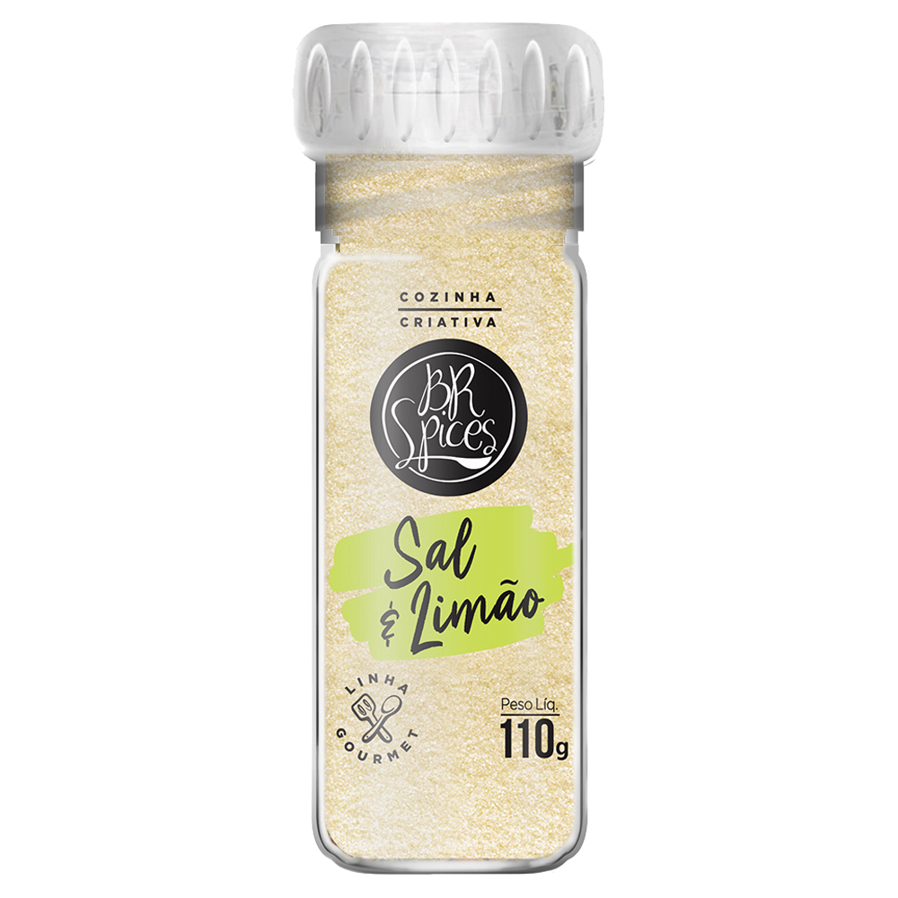 MOEDOR DE SAL E LIMAO BR SPICES 110G